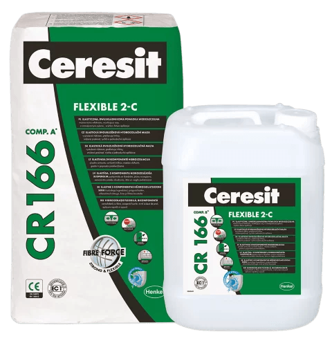 CERESIT CR 166 Flexible 2-K | Ελαστικό τσιμεντοειδές στεγανωτικό